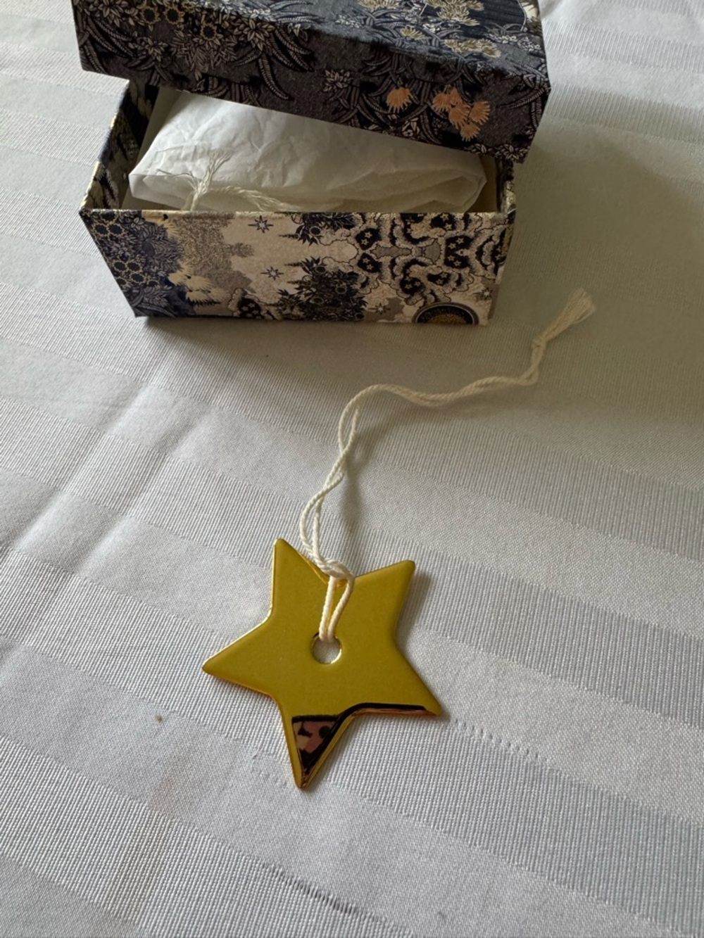 Dior gold star tag VIP bag charm